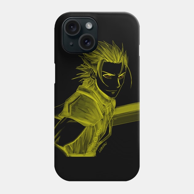 crisis core zack fair in final fantasy vii Phone Case by jorge_lebeau