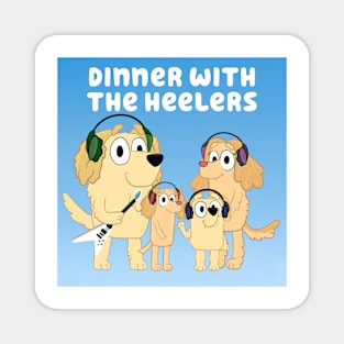 Dinner with the Heelers Classic Logo T-Shirt Magnet