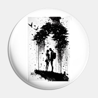 Love Ink Painting Pin