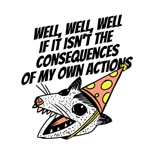 Opossum The Consequences Of My Actions by Visual Vibes