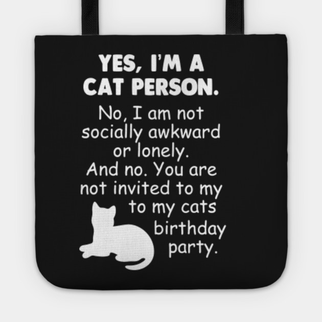 Yes I M A Cat Person Shirt Funny Cute Kitty Cat Lady Gift