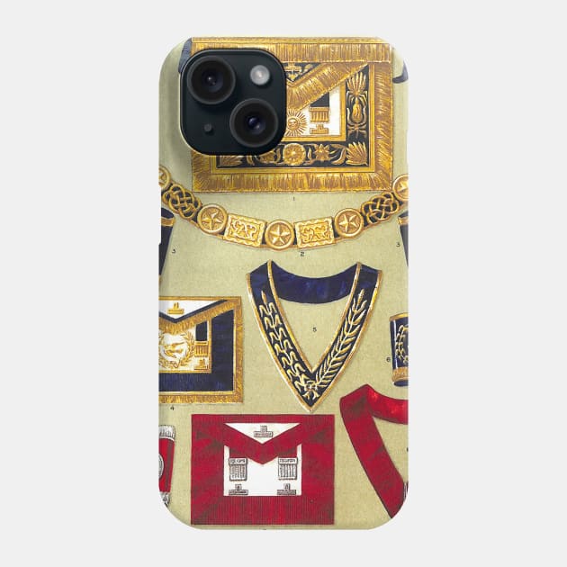 Freemasonry on the Cheap! Grand Lodge of England - Grand Officers Clothing Phone Case by Star Scrunch