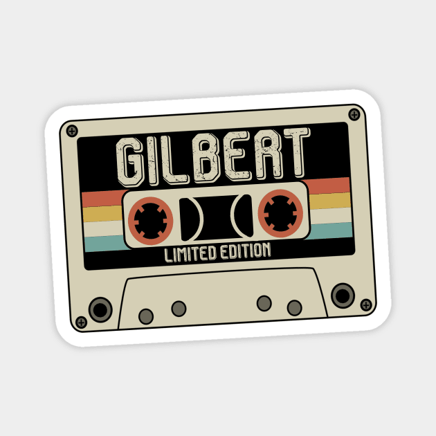 Gilbert - Limited Edition - Vintage Style Magnet by Debbie Art