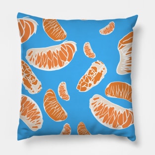 inked oranges Pillow