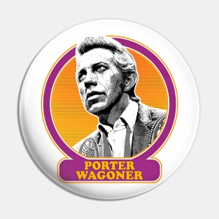 Porter Wagoner / Old School Retro Style Fan Design Pin