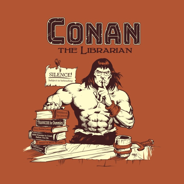 Conan the Librarian Alt Vertion by Victor Maristane