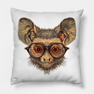 Wise-Guy Aye-Aye: The Spectacled Scholar Pillow