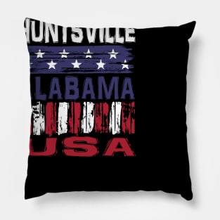 Huntsville Alabama USA T-Shirt Pillow