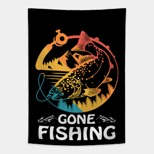 Gone Fishing FanArt Tapestry