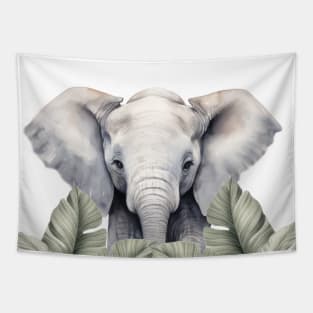 Baby Elephant Jungle decor Tapestry