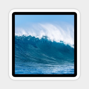 Big Blue Ocean Wave Magnet