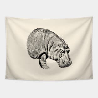 Hippopotamus Tapestry