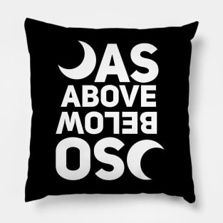 As Above So Below T-Shirt | Witch Clothing | Wicca Clothes | Witchy Shirt | Witchcraft Aesthetic Pillow