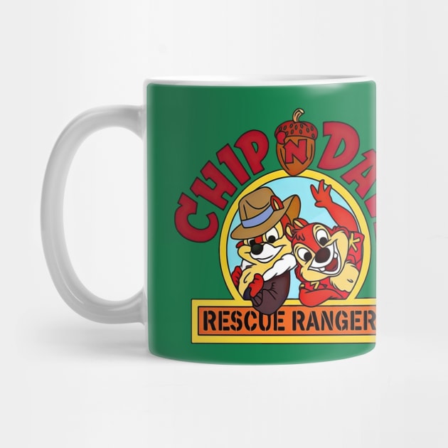 Chip n Dale Rescue Rangers, classic Cartoon Coffee Mug for Sale by  RainbowRetro