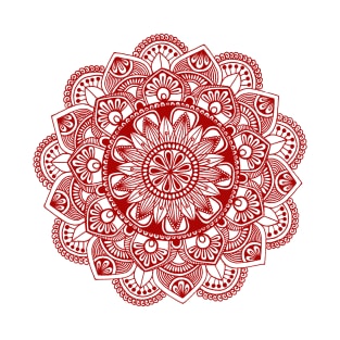 Mandala (red) T-Shirt