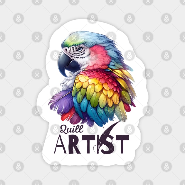 Quill Artist Magnet by LionKingShirts