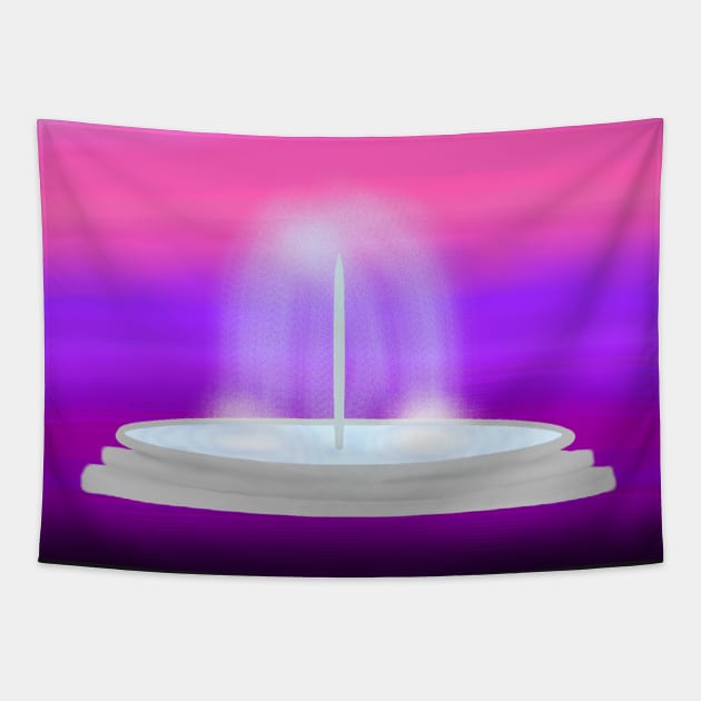 Fountain Tapestry by ArtistsQuest