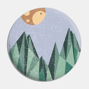 Abstract mountain Pin