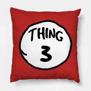 Thing 3 Family Pillow