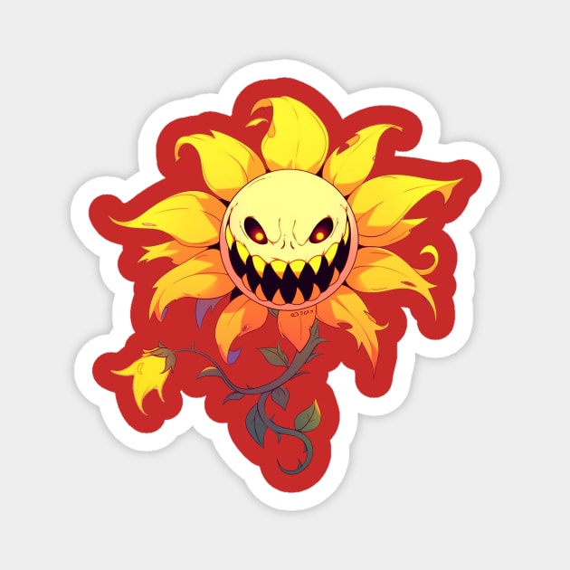 FLOWEY Magnet by Drank