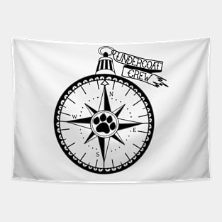 Compass (Black) Tapestry