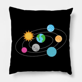 solar system planet Pillow
