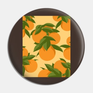 Orange Oranges Pin