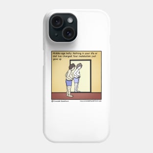 Middle-age belly Phone Case