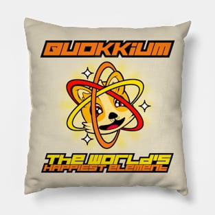 Quokkium - The World's Happiest Element Pillow