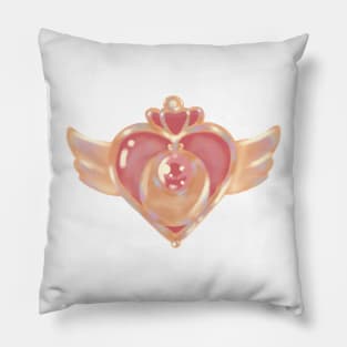 Magical Girl Heart Brooch Pillow