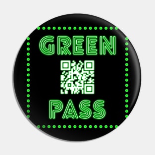 Green Pass Pin