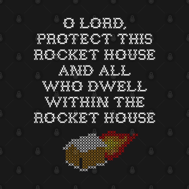 Rocket House Cross Stitch by EightUnder