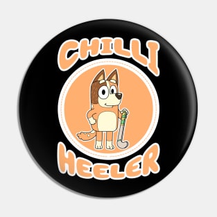 Chilli Heeler Pin