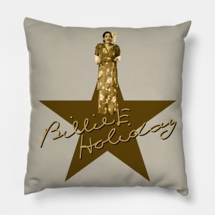 Billie Holiday - Signature Pillow