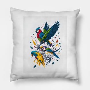 Birds of Paradise Pillow