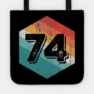 Vintage 1974 Retro Legendary, Birthday Tote