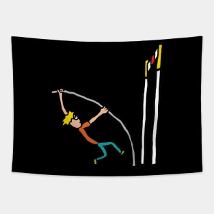 Pole Vaulting Tapestry