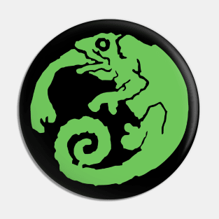 Chameleon Green Pin