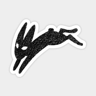 Death bunny Magnet