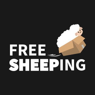 Sheep Free Shipping | Cute Gift Ideas | Funny Pun T-Shirt