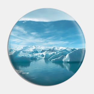 Glacier lagoon Iceland Pin