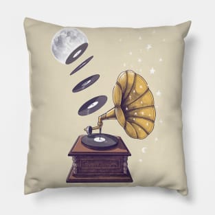 The Moon music Pillow