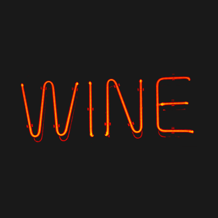 Neon Wine Art T-Shirt