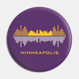 Minneapolis City Soundwave Pin