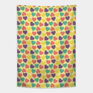 Cute Hearts Seamless Pattern 045#001 Tapestry