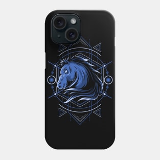 Horse Head Geometry Phone Case