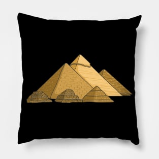 Ancient Egypt Great Pyramids History Pyramid Pillow