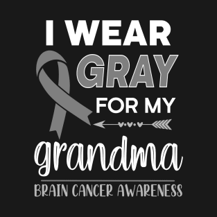 I Wear Gray For My Grandma T-Shirt