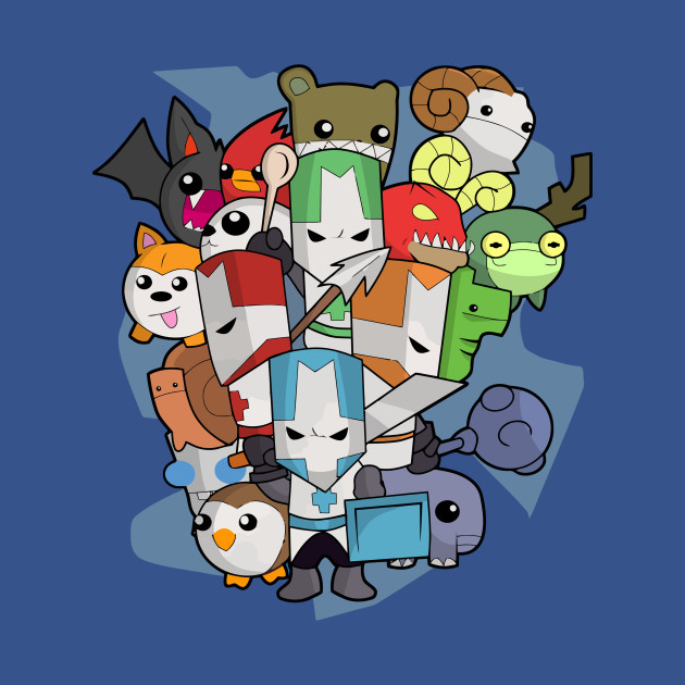 crasher castle crashers t shirt teepublic castle crashers character chart