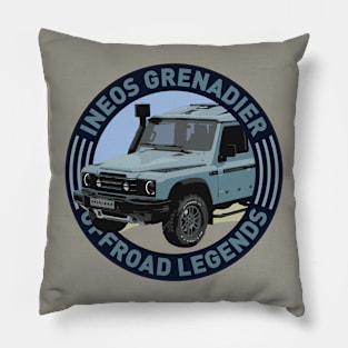 4x4 Offroad Legends:  Ineos Grenadier (eldoret blue) Pillow